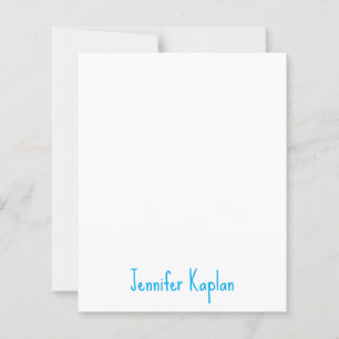Plain Minimalist Professional Casual Handwriting