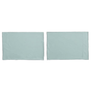 Plain Mint Green Pair of Pillowcases
