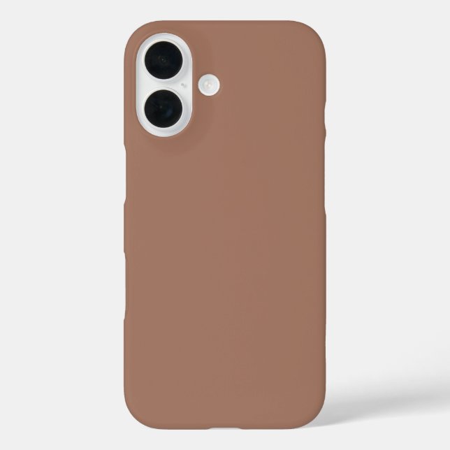 Plain Mocha Mousse Brown Colour 2025 Case-Mate iPhone Case (Back)