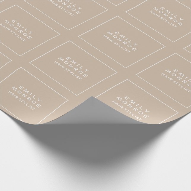 Plain Modern Minimalist Wrapping Paper (Corner)