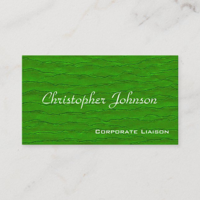 Plain Modern Professional Standard Business Card (Front)