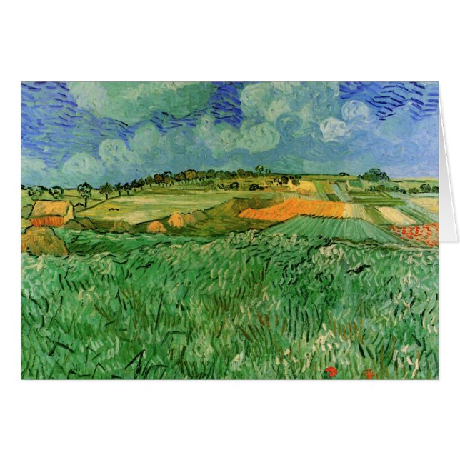 Plain Near Auvers by Vincent van Gogh (Front Horizontal)