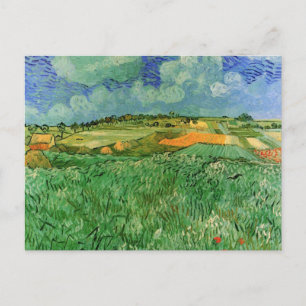 Plain Near Auvers by Vincent van Gogh Postcard