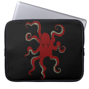 Plain Octopus Laptop Sleeve