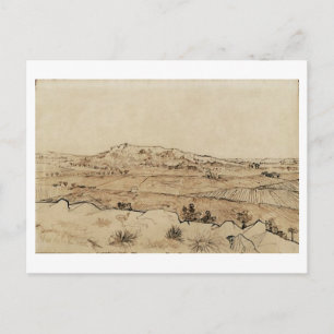 Plain of La Crau, Vincent van Gogh Postcard