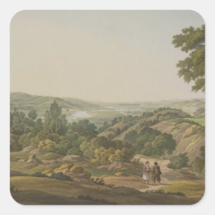 Plain of Olympia, plate 6 from Part 1 of 'Views in Square Sticker