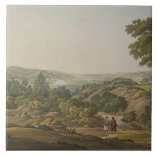 Plain of Olympia, plate 6 from Part 1 of 'Views in Tile