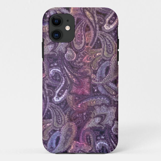 Plain Paisley 3 Case-Mate iPhone Case (Back)