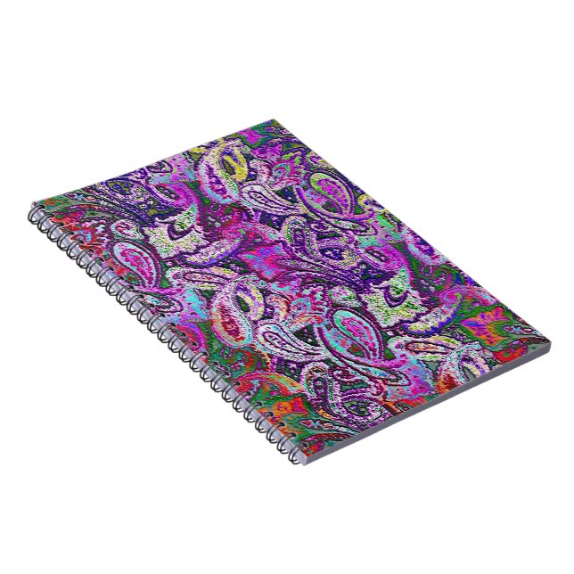 Plain Paisley 4 Notebook (Right Side)