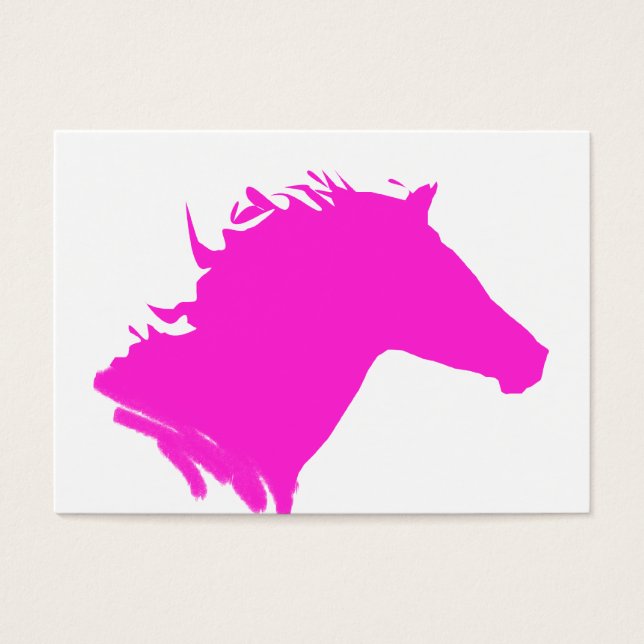 Plain pink horse head (Front)