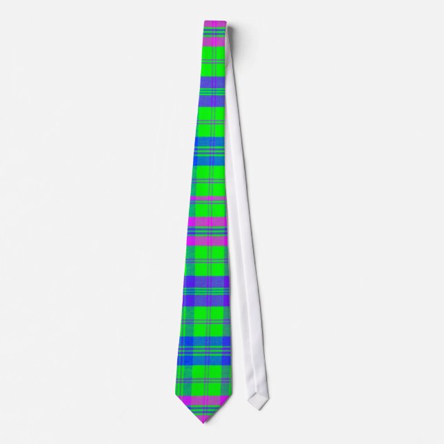 Plain Plaid 1b Tie (Front)