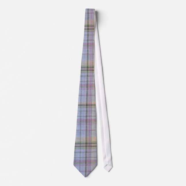 Plain Plaid 3 Tie (Front)