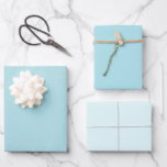Plain Powder Snowstorm Bubbles Blue Shades 3 Tones Wrapping Paper Sheet<br><div class="desc">Dive into the essence of sophistication with our Plain Powder Snowstorm Bubbles Blue Shades Wrapping Paper. This trio of Powder Blue, Snowstorm Blue, and Bubbles Blue hues creates a harmonious blend that speaks volumes. Elevate your gift presentations, making each moment memorable. Unveil the art of giving with a touch of...</div>