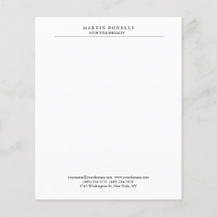 Plain Professional Black & White Minimalist