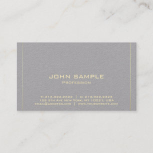 Plain Professional Modern Minimalist Luxury Business Card