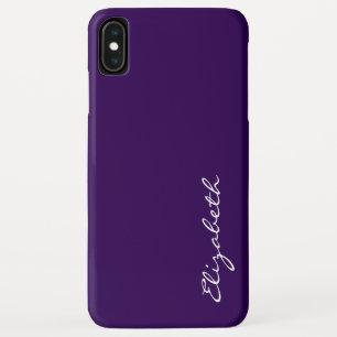 Plain Purple Background iPhone XS Max Case