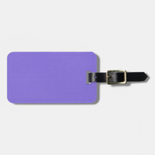 Plain Purple Luggage Tag