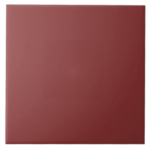 Plain red ceramic tile