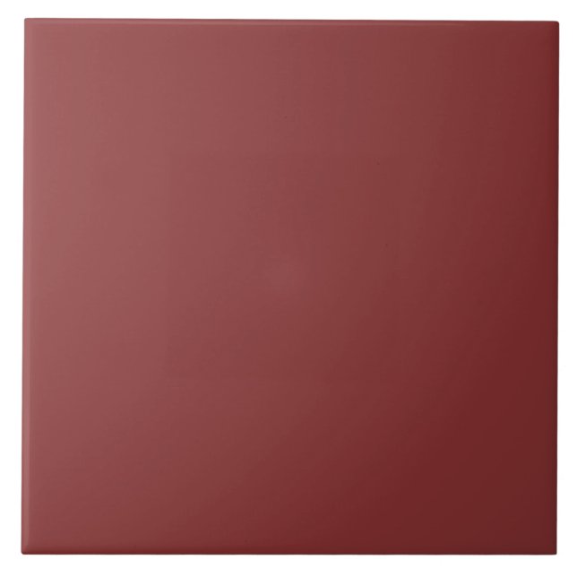 Plain red ceramic tile (Front)