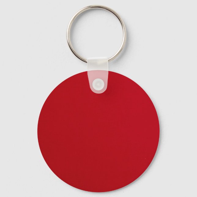 Plain Red Colour Key Ring (Front)