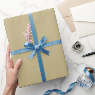 Plain Sand Tan Colour Shade Tone Wrapping Paper