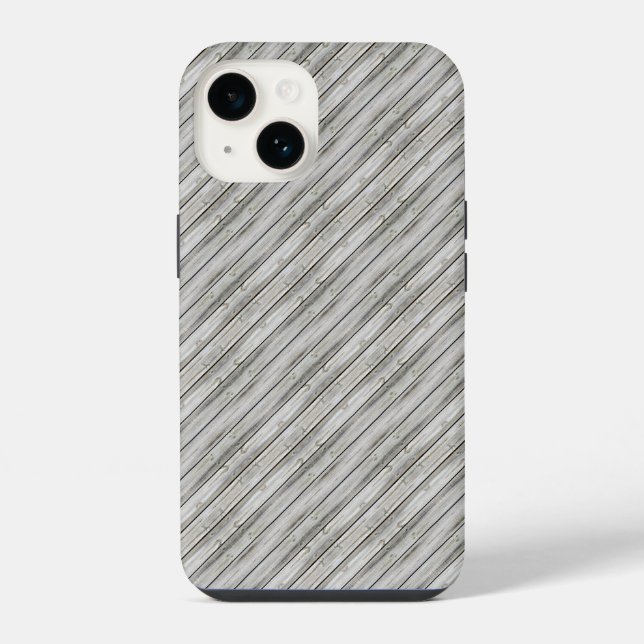 Plain seamless wood pattern iPhone case (Back)