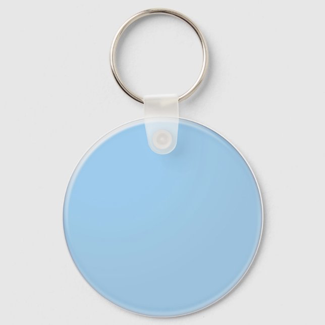 Plain Shades : Baby Blue Key Ring (Front)