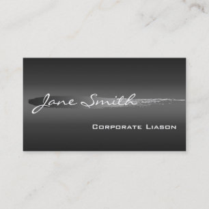 Plain Shades of Grey Professional Business Cards