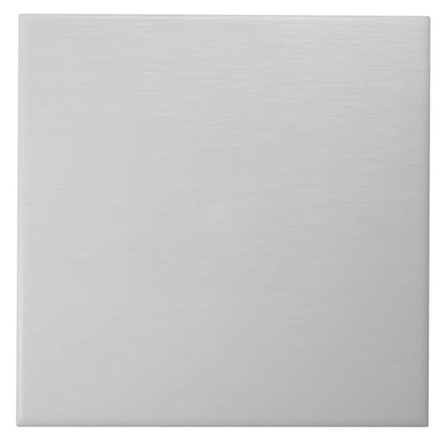Plain Silver Tile (Front)
