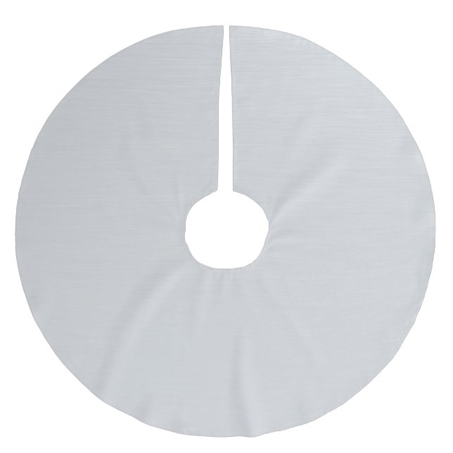 Plain Silver Tree Skirt (Front)