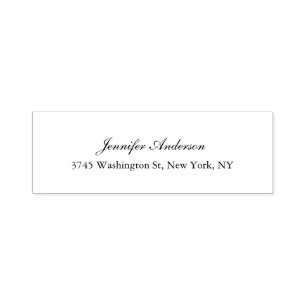 Plain Simple Elegant Classical Calligraphy Self-inking Stamp