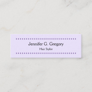 Plain & Simple Hair Stylist Business Card