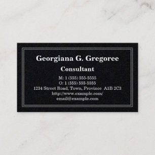 Plain, Simple, & Minimal Business Card