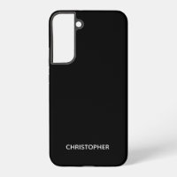 Plain Simple Personalised Black