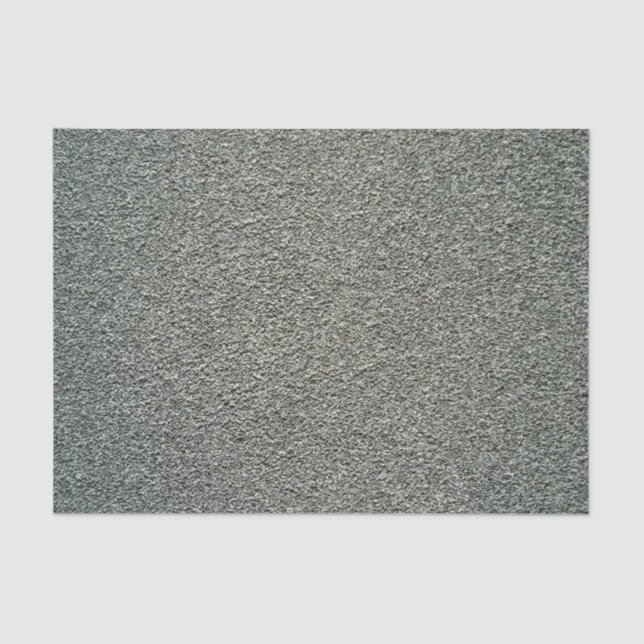 Plain Simple Urban Street Concrete Grey Texture Tissue Paper (Front)
