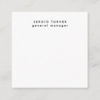 Plain Trendy Minimalist Professional Profile