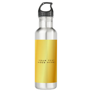 Plain Unique Special Gold Colour Background 710 Ml Water Bottle