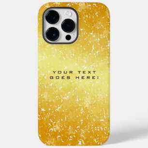 Plain Unique Special Gold Colour Background Case-Mate iPhone 14 Pro Max Case
