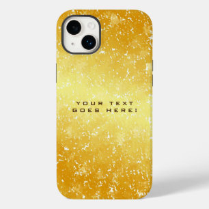 Plain Unique Special Gold Colour Background Case-Mate iPhone 14 Plus Case