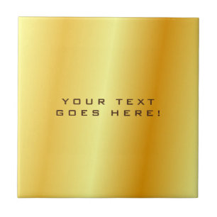 Plain Unique Special Gold Colour Background Ceramic Tile