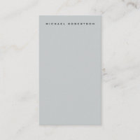 Plain Unique Special Grey Personalised Own Name