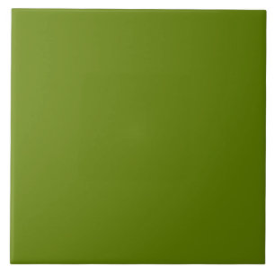 Plain Watermelon Dark Green Ceramic Tile