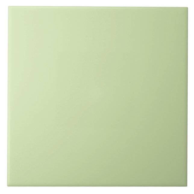 Plain Watermelon Green Ceramic Tile (Front)