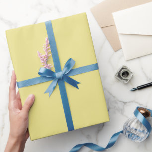 Plain Wheat Light Gold Colour Shade Tone Wrapping Paper
