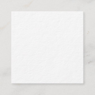 Plain White 2.5" x 2.5" Square Thick Blank Wedding Enclosure Card
