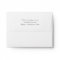 Plain White A2 Envelope with Return Address