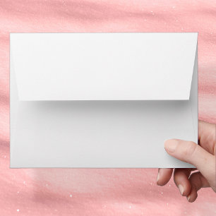 Plain White A7 Blank Baby Shower Envelope
