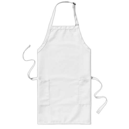 white apron