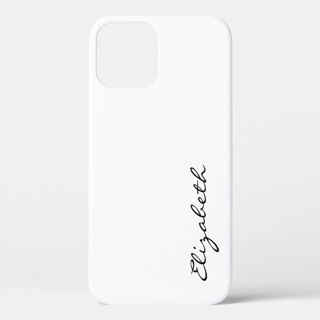 Plain White Background Case-Mate iPhone Case (Back)