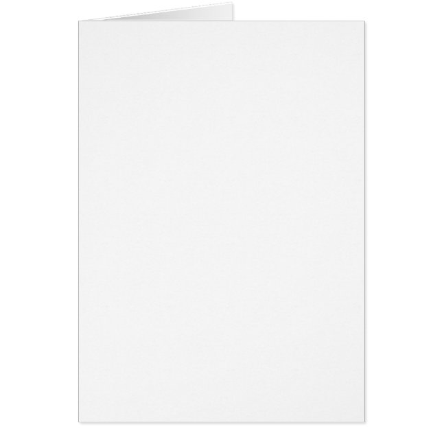 Plain White -Customise- Card (Front)
